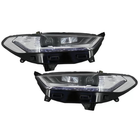 Fari LED Diurni Xenon Look con Frecce Sequenziali Cromati per Ford Mondeo MK5