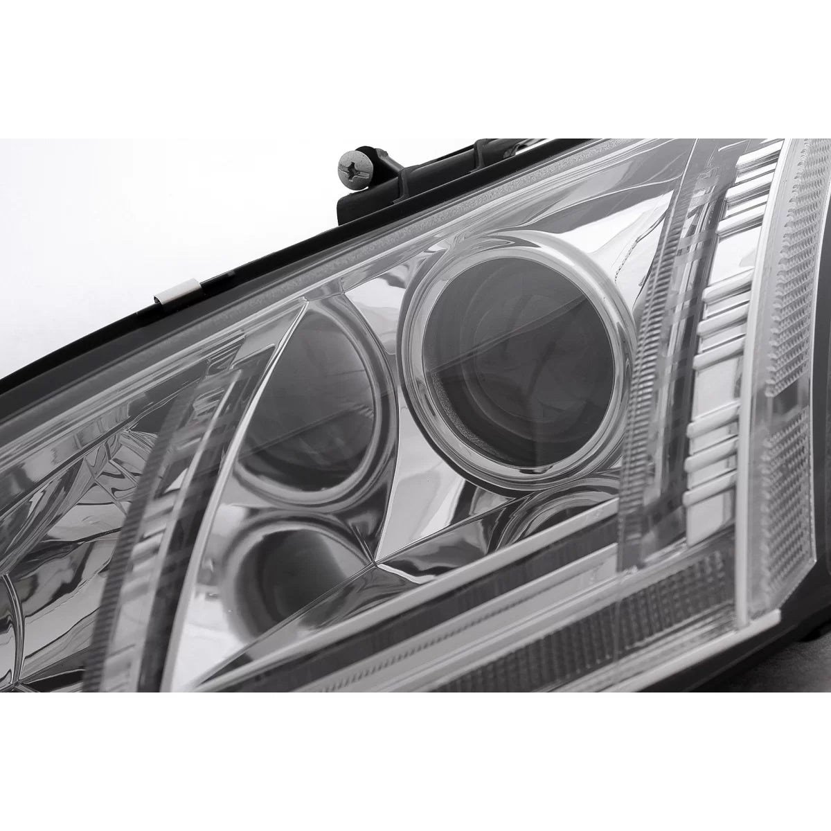 Fari LED DRL Xenon con Frecce Dinamiche Cromati per Audi Tt 8J 2006-2010 LHD