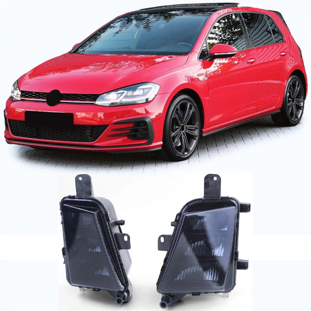 Fendinebbia LED Fumo Nero Dx Sx per VW Golf 7 GTI GTD 5G1 13-20