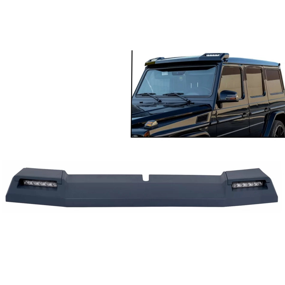 Spoiler Anteriore con LED Tetto per Mercedes Classe G W463 1989-2018 6X6
