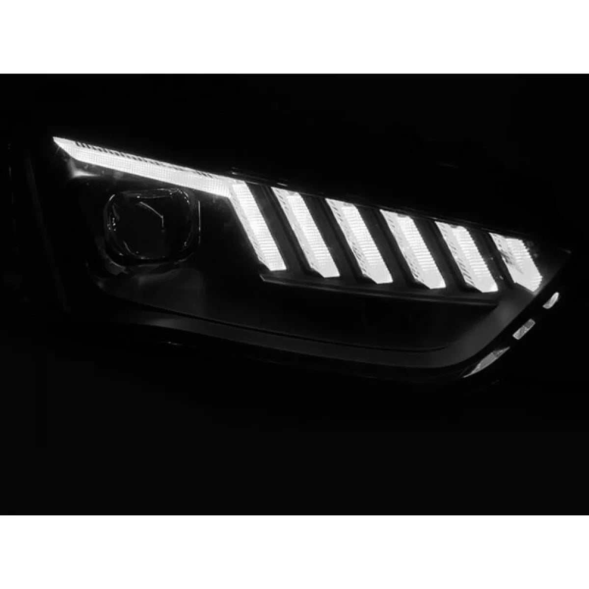 Fari LED Anteriori con Frecce Dinamiche Neri per Audi A4 B8 2012-2015