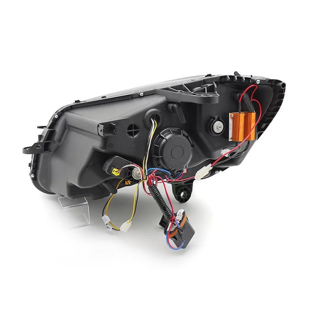 Fari LED Anteriori Sinistro e Destro Base Nera per Mercedes Classe C W205