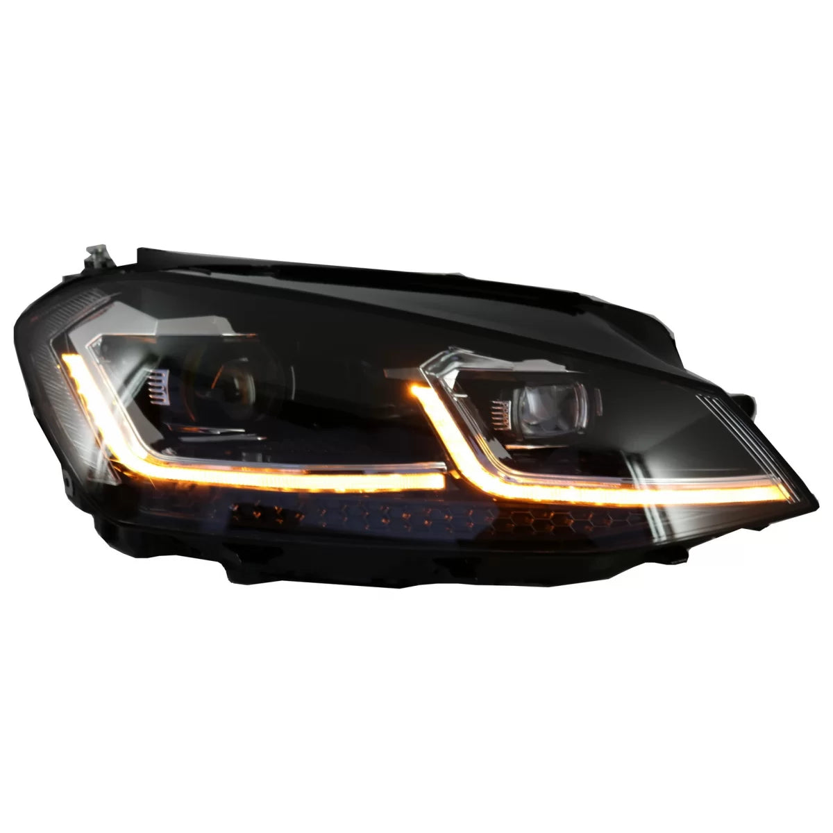 Fari LED Bi-xenon Look con Frecce Dinamiche VW Golf 7 Vii 2012-2017 Facelift