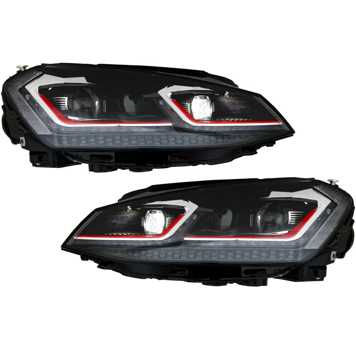 Fari LED Bi-xenon Look con Luci di Svolta Dinamiche per Volkswagen Golf 7 Vii
