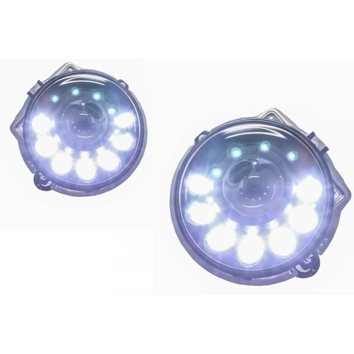 Fari LED Neri Bi-xenon con Copri Luci Diurne per Mercedes Classe G W463