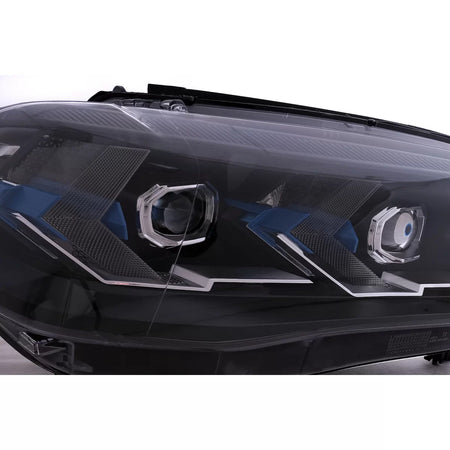 Fari LED Anteriori Conversione Design G05 Nero per BMW X5 F15 2013-2018 LHD