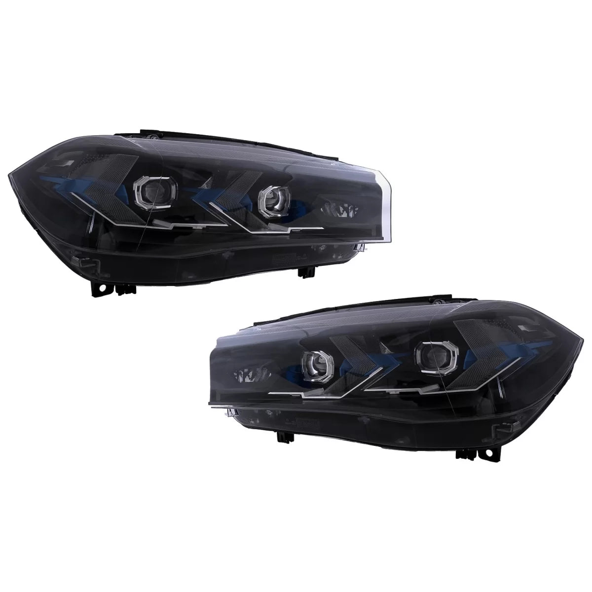 Fari LED Anteriori Conversione Design G05 Nero per BMW X5 F15 2013-2018 LHD