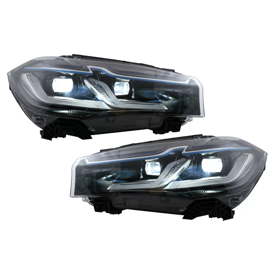 Fari LED Anteriori Conversione da HID a LED per BMW X5 F15 2013-2018 LHD