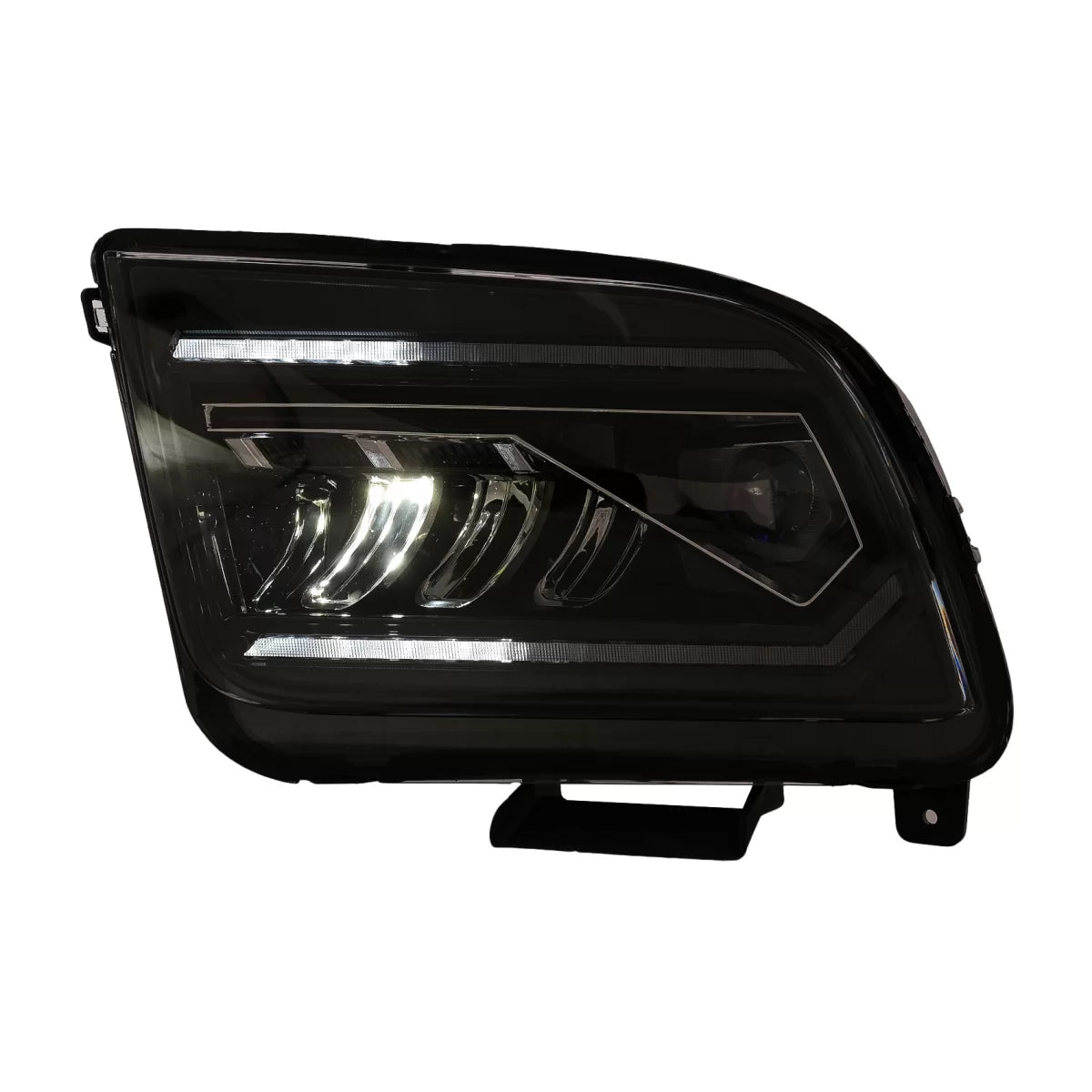 Fari LED Anteriore con Frecce Sequenziali Neri per Ford Mustang V 2005-2009 LHD