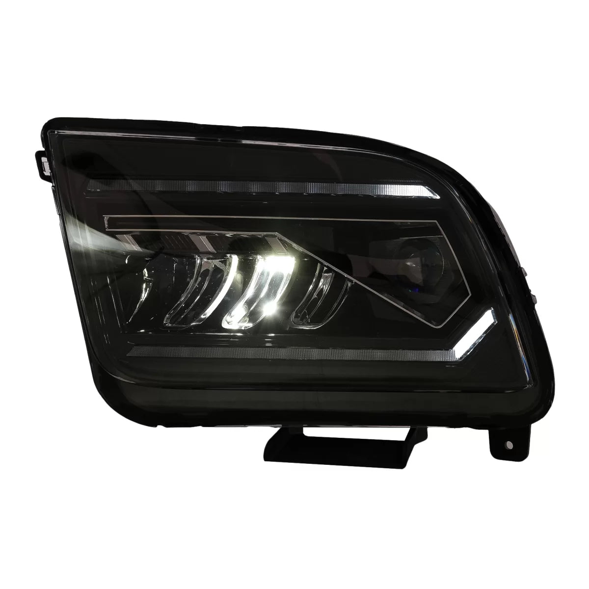 Fari LED Anteriore con Frecce Sequenziali Neri per Ford Mustang V 2005-2009 LHD