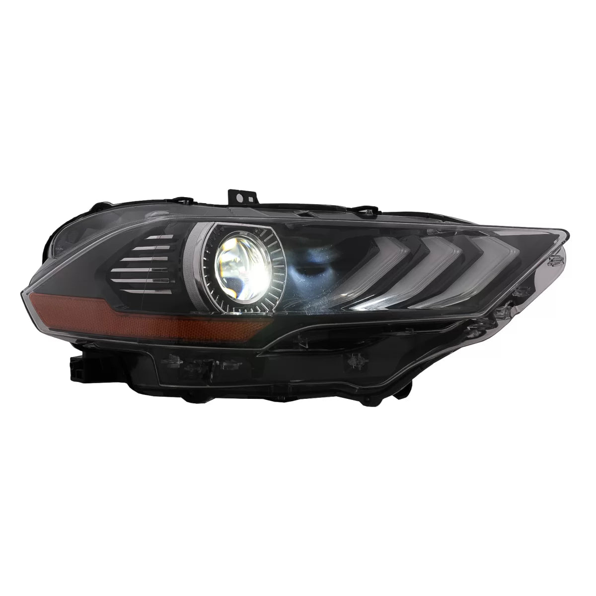 Fari LED Anteriori con Luci Diurne Rgb e Frecce Dinamiche per Ford Mustang Vi