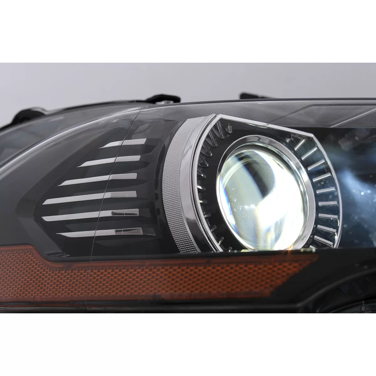 Fari LED Anteriori con Luci Diurne Rgb e Frecce Dinamiche per Ford Mustang Vi