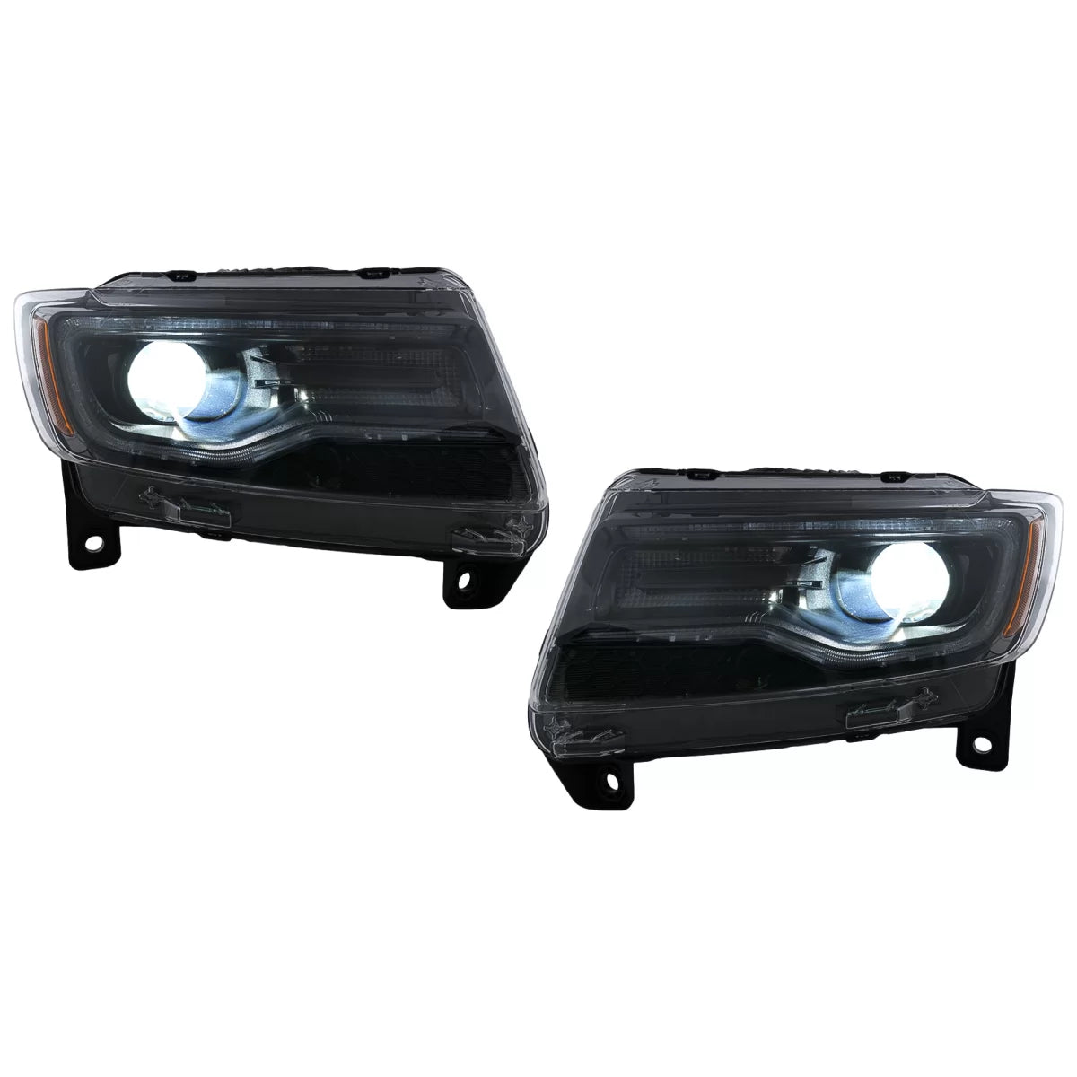 Fari Anteriori LED con Indicatori Dinamici per Jeep Grand Cherokee Iv WK2