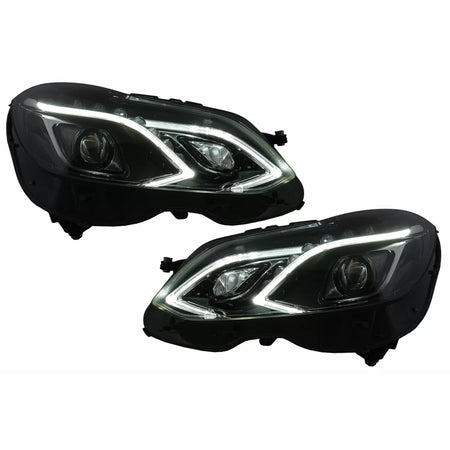 Fari LED Anteriori con Xenon per Mercedes Classe E W212 Facelift 2013-2016