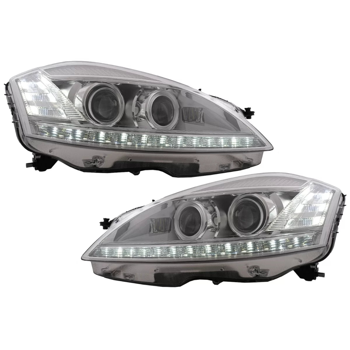 Fari LED Anteriori Facelift per Mercedes Classe S W221 2005-2009 LHD