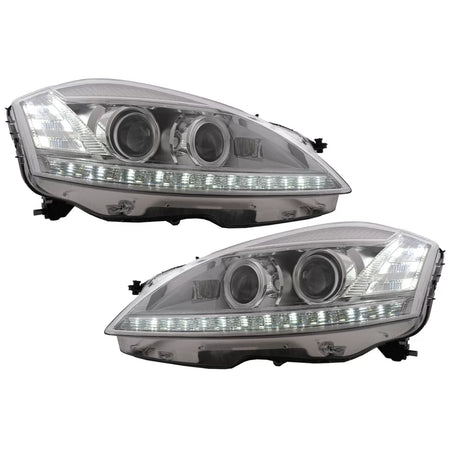 Fari LED Anteriori Facelift per Mercedes Classe S W221 2005-2009 LHD