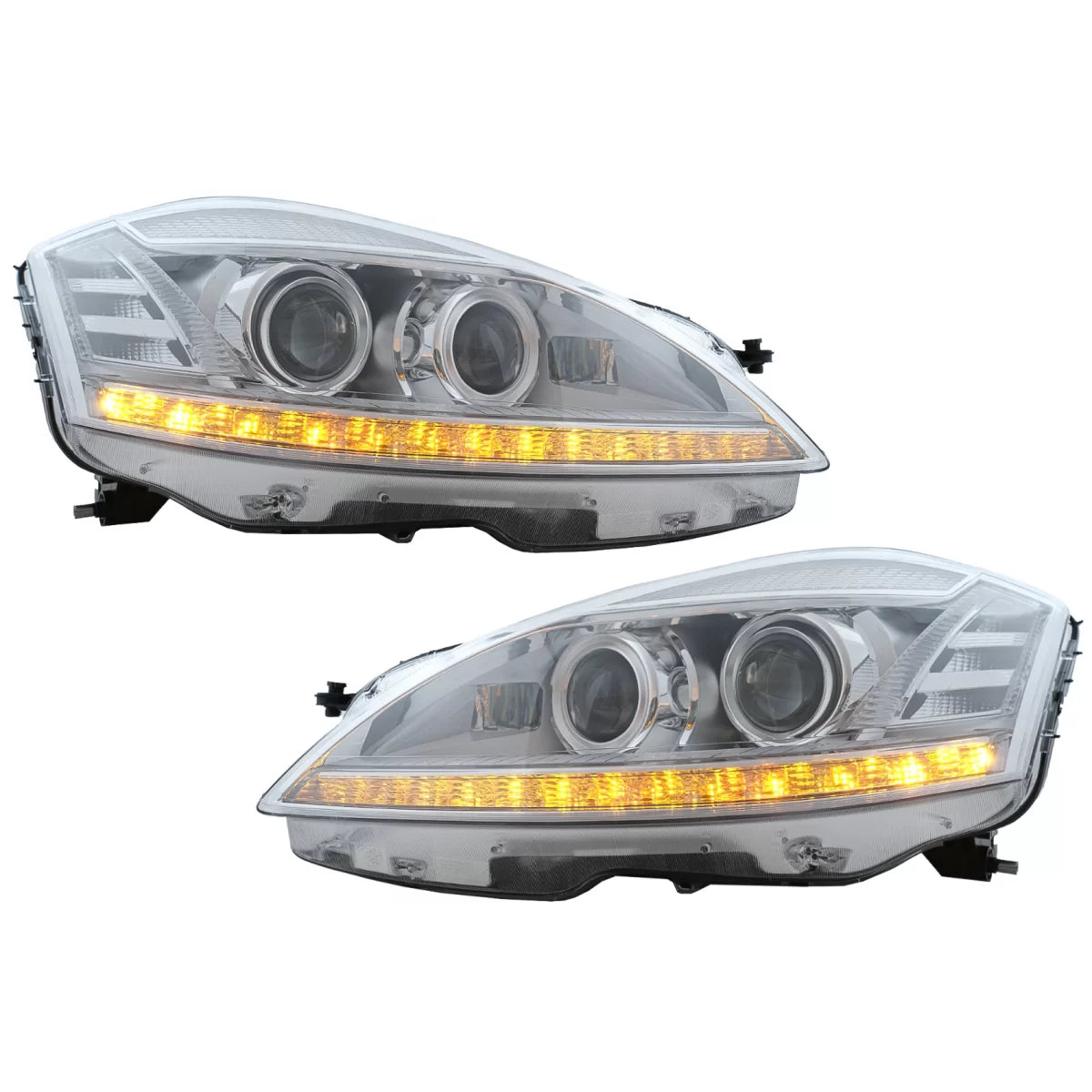 Fari LED Anteriori Facelift per Mercedes Classe S W221 2005-2009 LHD