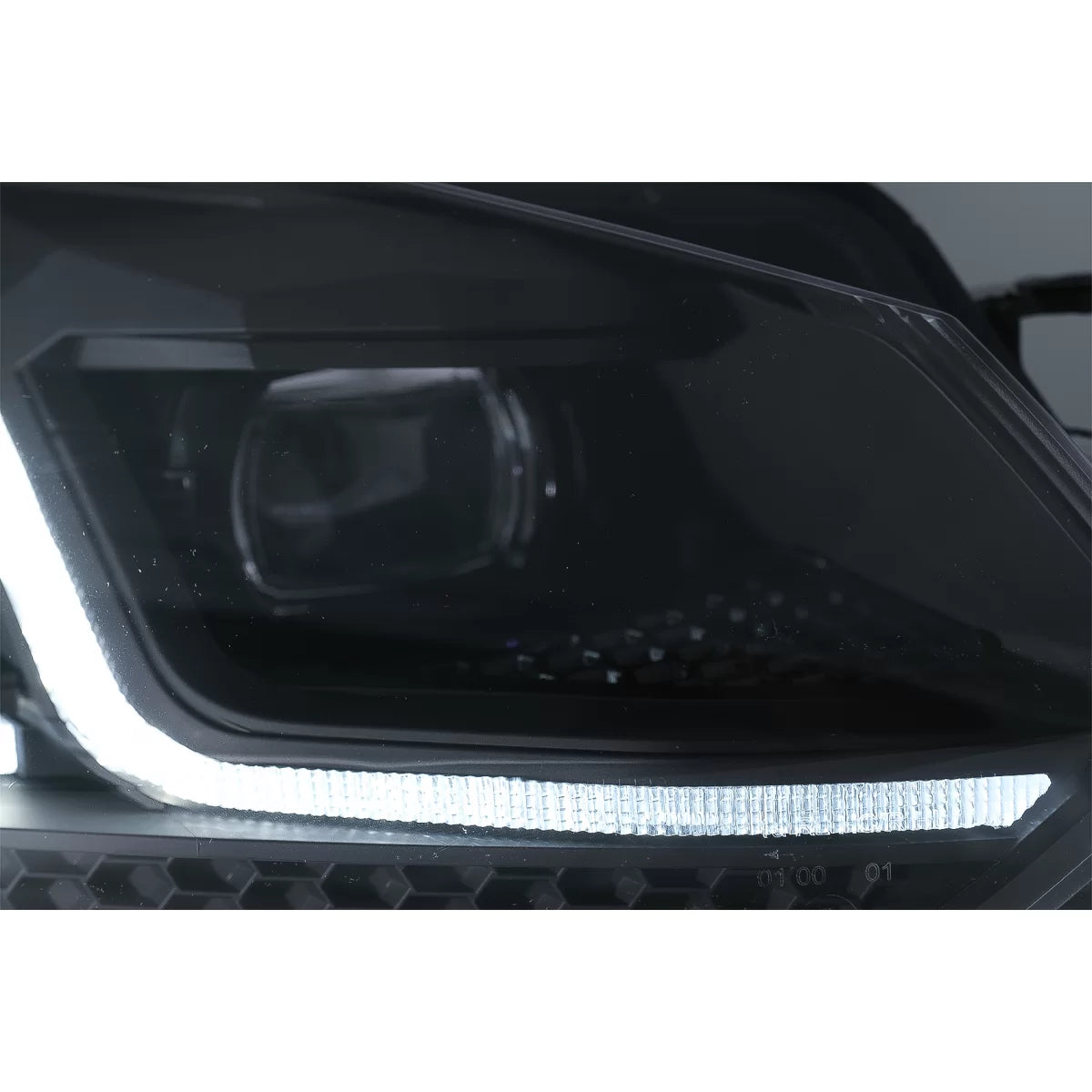 Fari LED Anteriore Nero con Indicatori Dinamici VW Golf 6 2008-2013 LHD