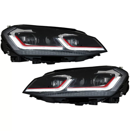 Fari LED Anteriori con Indicatori Dinamici Sequenziali per Volkswagen Golf 7