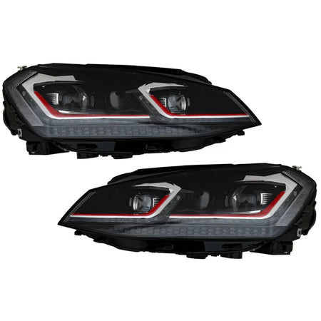 Fari LED Anteriori con Indicatori Dinamici Sequenziali per Volkswagen Golf 7