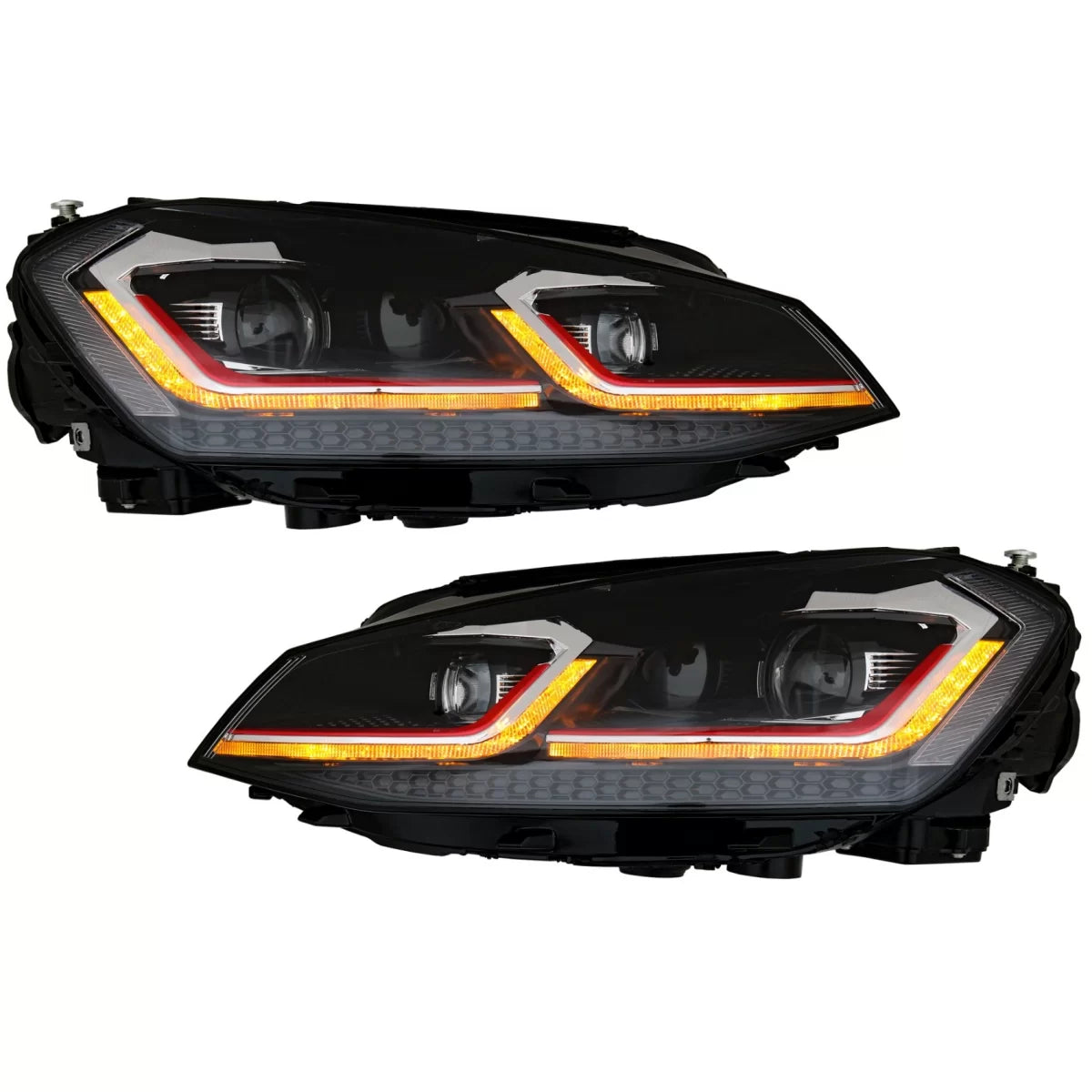 Fari LED Anteriori con Indicatori Dinamici Sequenziali per Volkswagen Golf 7