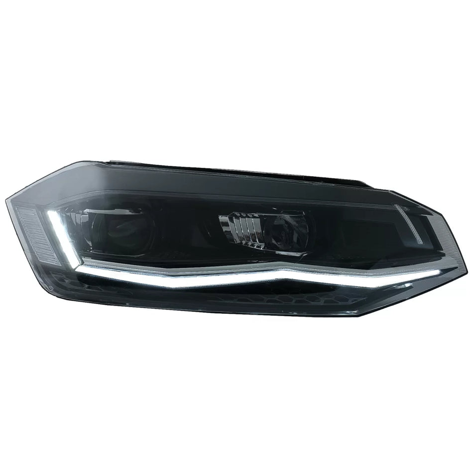 Fari LED Anteriori con Luci Dinamiche e Direzionali VW Polo Aw MK6 2018-2020 LHD