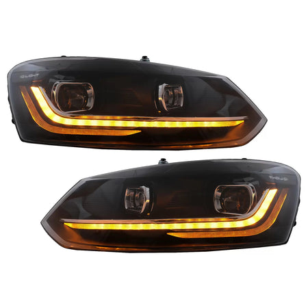 Fari LED Anteriori con Frecce Dinamiche VW Polo 6R 6C 2010-2017