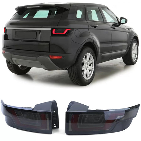 Fanali Posteriori LED Neri Fumo per Range Rover Evoque 11-15