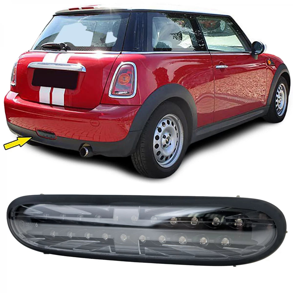 Fendinebbia Posteriore LED Fumé Nero per Mini R56 R57 One Cooper D 06-10