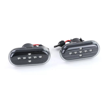 Indicatori Laterali LED Vetro Trasparente Nero per Smart Fortwo 453 dal 2014
