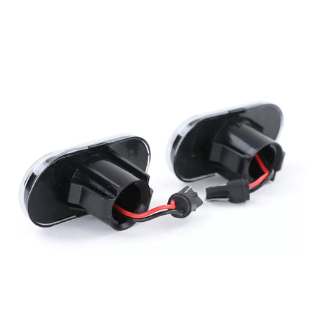 Indicatori Laterali LED Vetro Trasparente Nero per Smart Fortwo 453 dal 2014