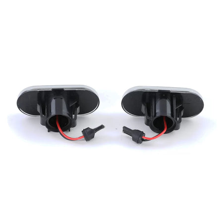 Indicatori Laterali LED Vetro Trasparente Cromato per Smart Fortwo 453 dal 2014