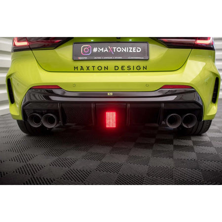 Luce Stop LED Posteriore Diffusore Nero per BMW Serie 1 F40 M-pack dal 2019