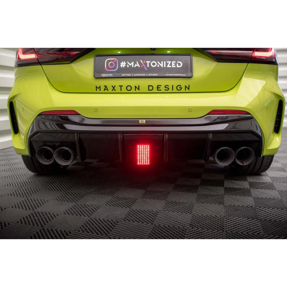 Luce Stop LED Posteriore Diffusore Nero per BMW Serie 1 F40 M-pack dal 2019