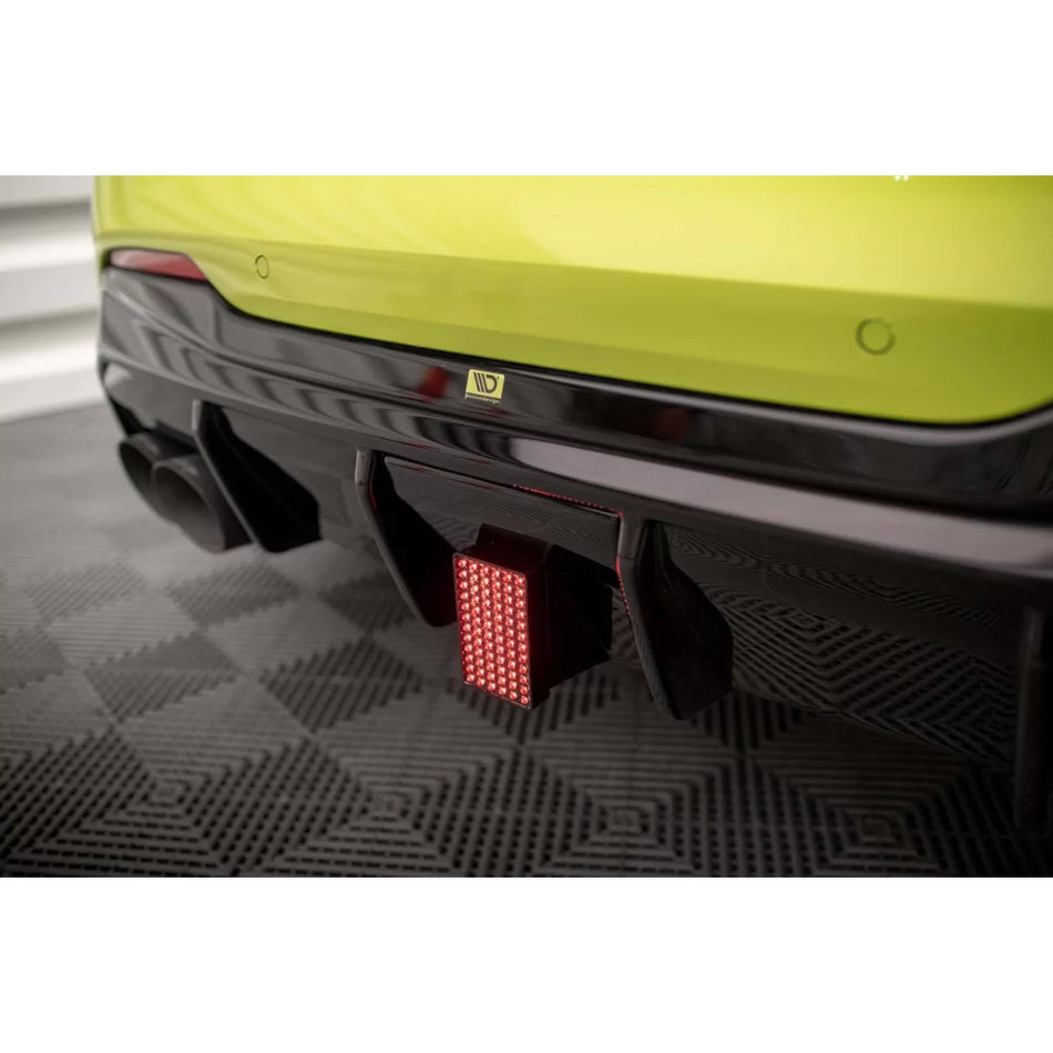 Luce Stop LED Posteriore Diffusore Nero per BMW Serie 1 F40 M-pack dal 2019