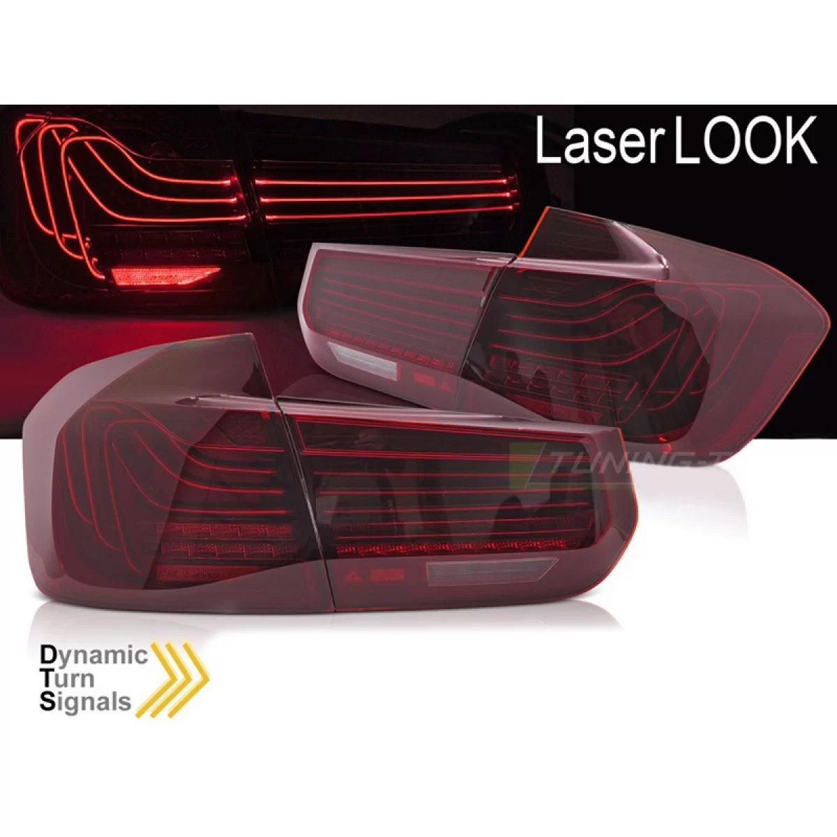 Fanali Posteriori LED Rosso Set Dx e Sx per BMW Serie 3 F30 2011-2018