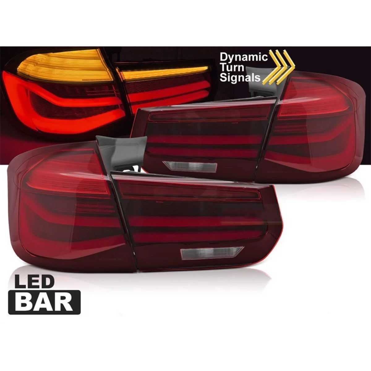 Fanali Posteriori LED con Indicatori Dinamici Rosso BMW Serie 3 F31 2011-2018
