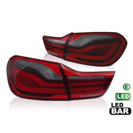 Fanali Posteriori LED Fumé Sinistro e Destro per BMW Serie 4 F32 2013-2016