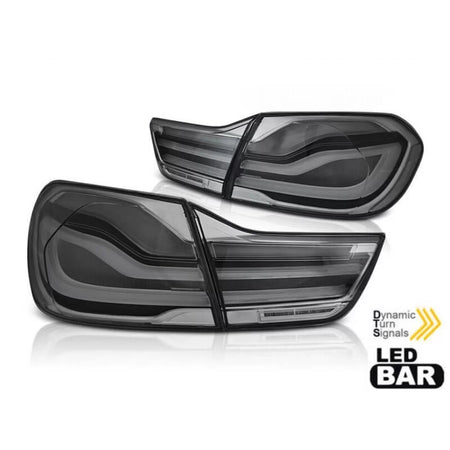 Fanali Posteriori LED Fumé con Frecce Dinamiche per BMW Serie 4 F32 F33 F36
