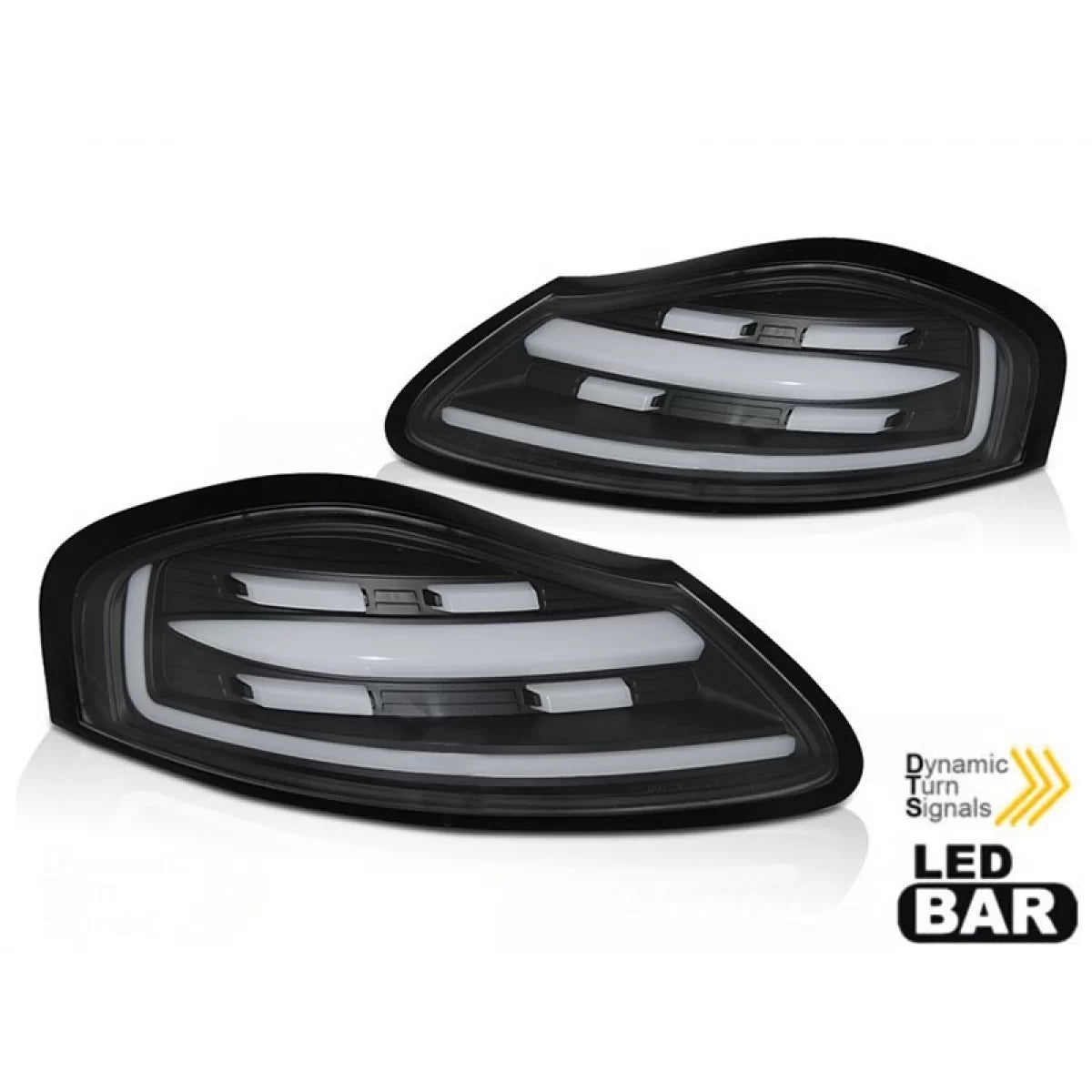 Fanali Posteriori LED Neri Dx e Sx per Porsche Boxster 986 1996-2004