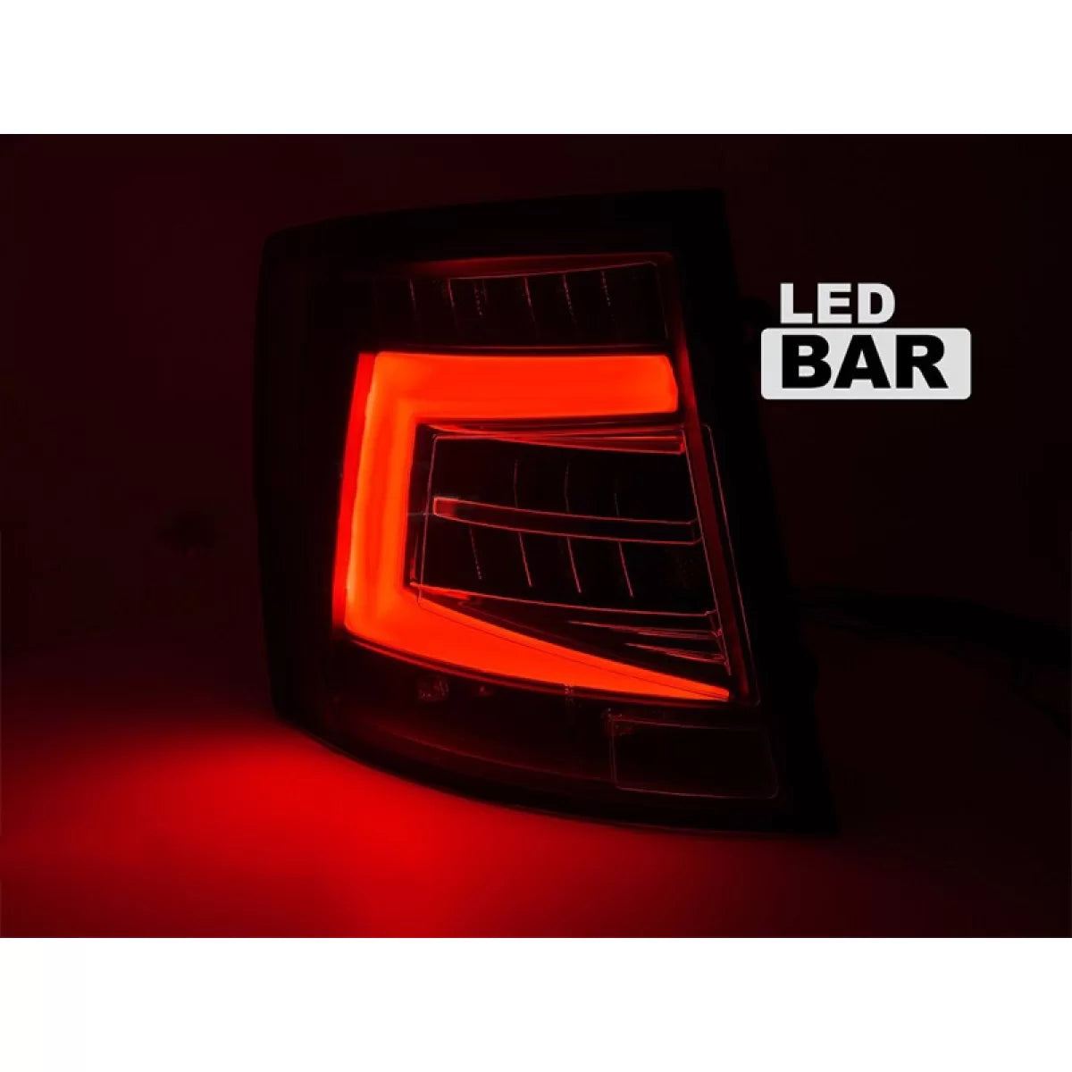 Fanali Posteriori LED Neri Dx e Sx per Skoda Octavia Combi 2012-2016