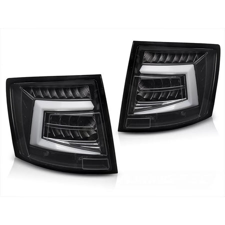 Fanali Posteriori LED Neri Dx e Sx per Skoda Octavia Combi 2012-2016