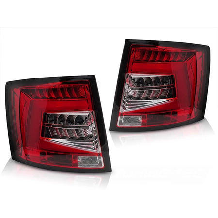 Fanali Posteriori LED Rosso Set Dx e Sx per Skoda Octavia Combi 2012-2016