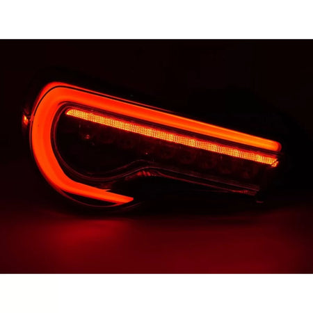 Fanali Posteriori LED Rossi Fumé Sinistro e Destro per Toyota GT86 2012-2021