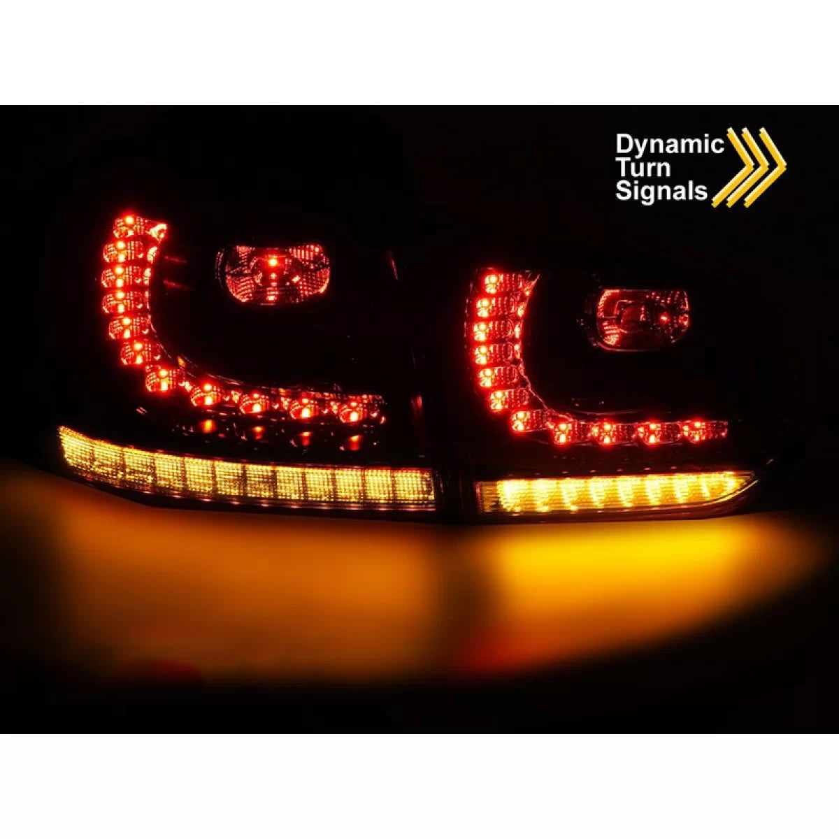 Fanali Posteriori LED Rossi Fumé Sinistro e Destro per Volkswagen Golf Vi