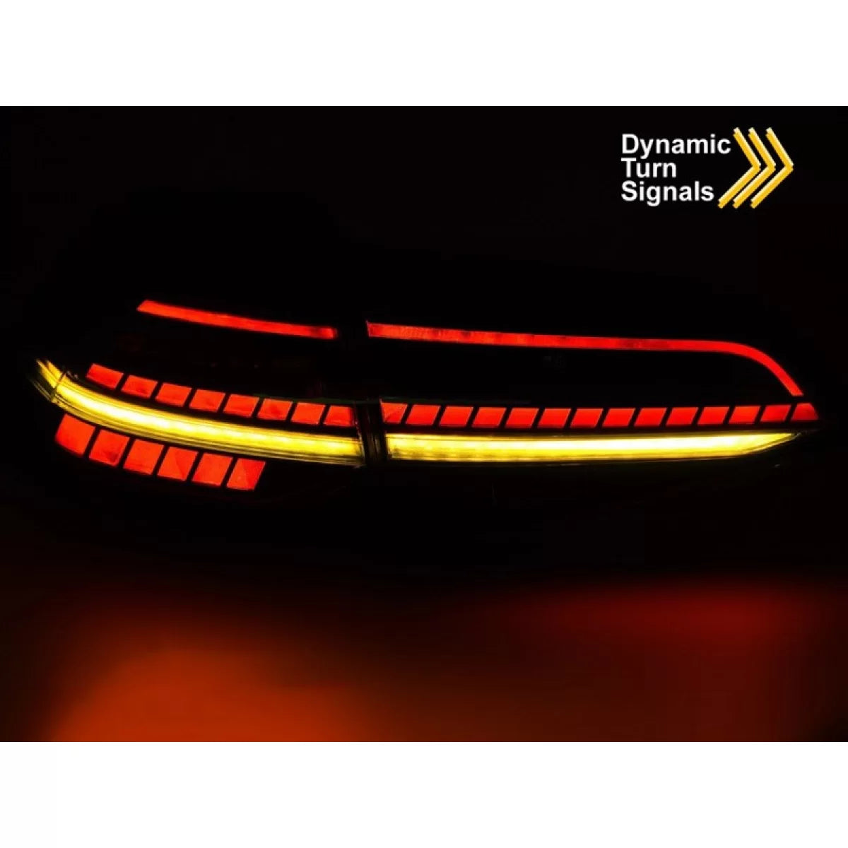 Fanali Posteriori LED con Base Fumè per Volkswagen Golf Vii 2013-2019 Berlina