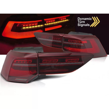 Fanali Posteriori LED Rosso Set Dx e Sx per Volkswagen Golf 8 2019-2024 Berlina