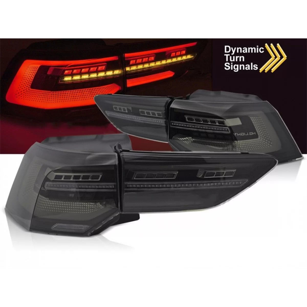 Fanali Posteriori LED con Base Fumé Sinistro e Destro per Volkswagen Golf