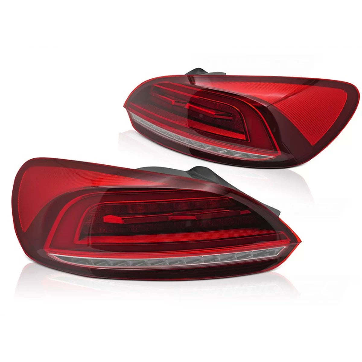 Fanali Posteriori LED Rosso Set Dx e Sx per Volkswagen Scirocco 2008-2014
