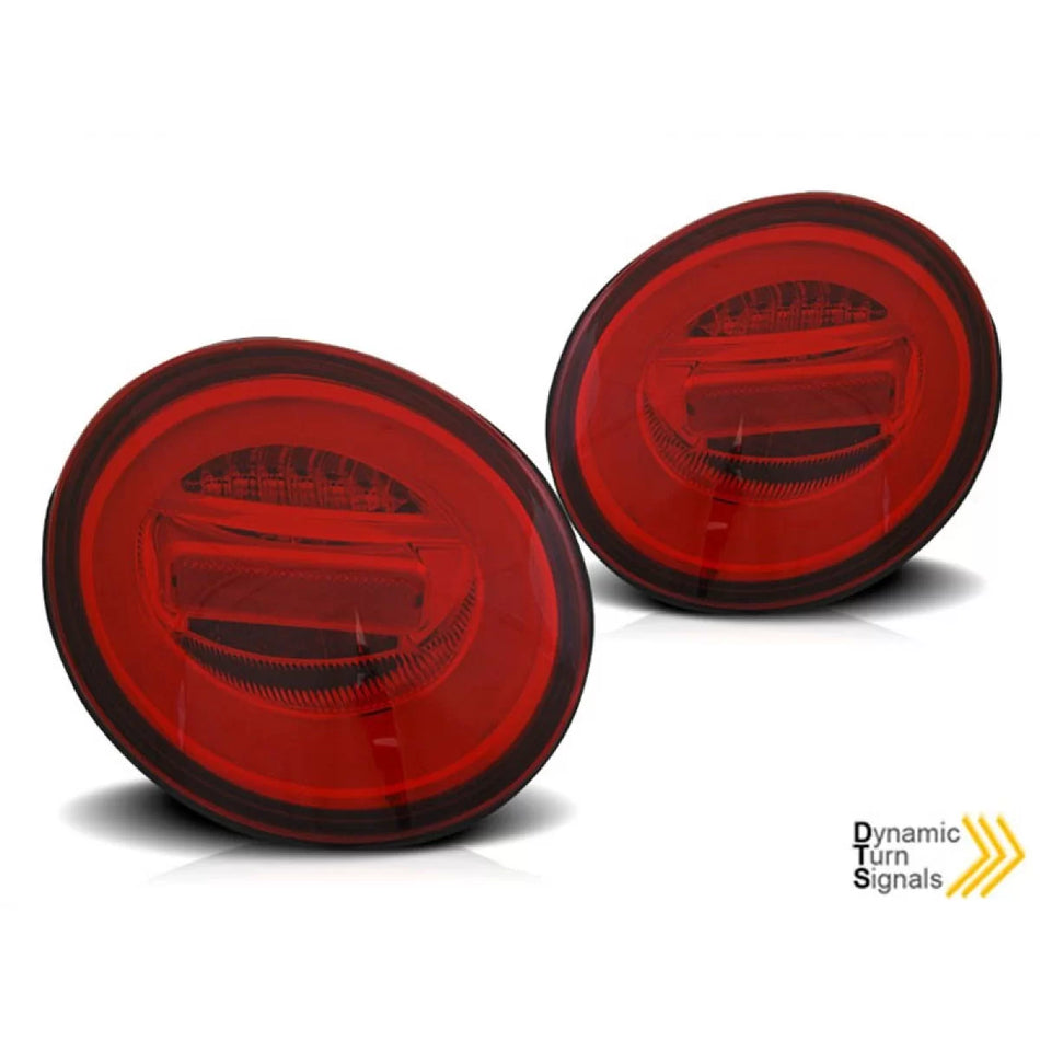 Fanali Posteriori LED Rosso Bianco per Volkswagen New Beetle 1998-2005 Dx Sx